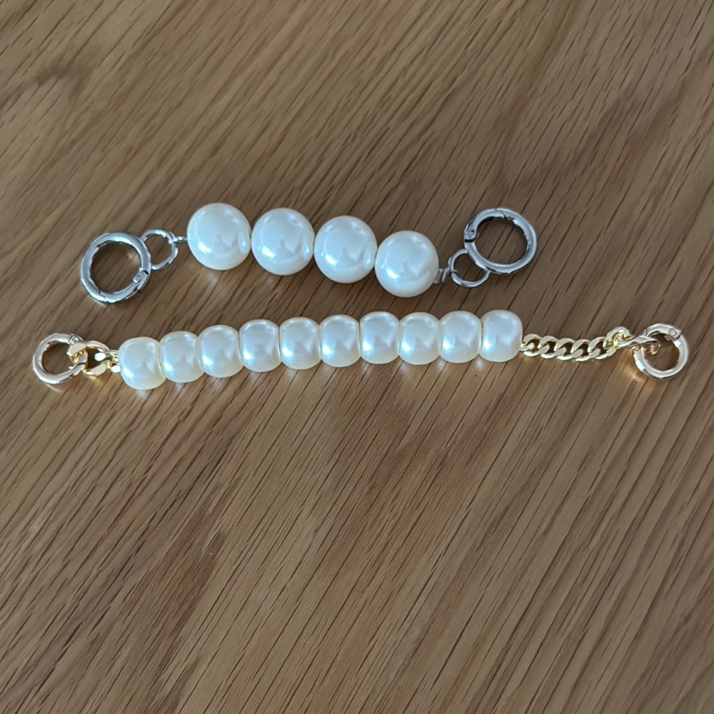 Elegant Purse Faux Pearl chains
